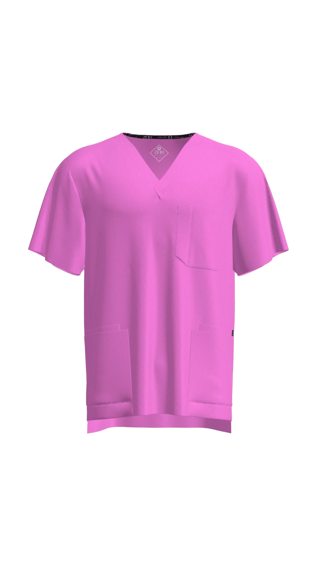 Unisex Multi-Pocket Scrub Top  | STYLE 7220 | V-Neck, Multi-Pocket Design | XXS-XL | Water Resistant | 12 Colors