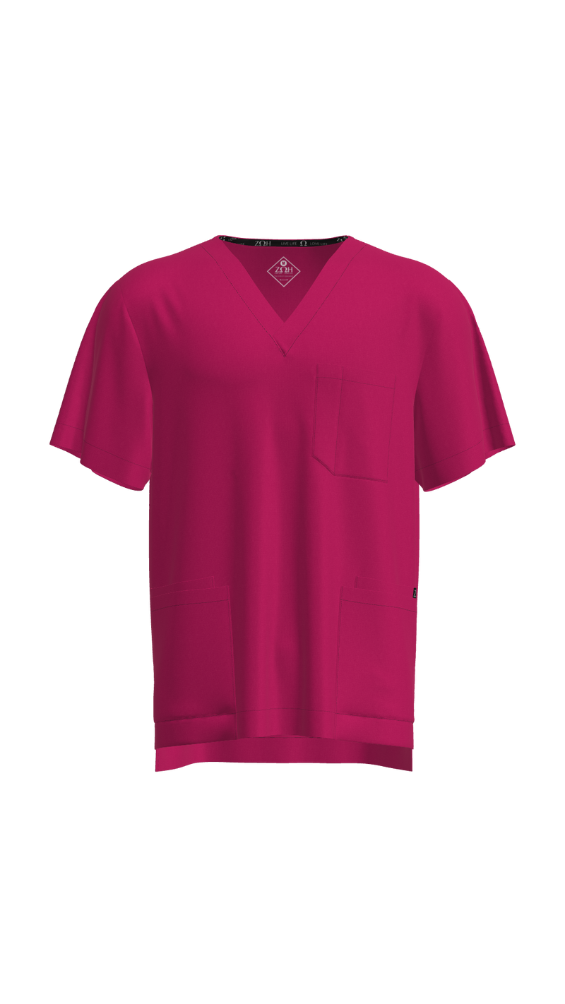 Unisex Multi-Pocket Scrub Top (Plus) | STYLE 7220X | V-Neck, Multi-Pocket Design | 2XL-4XL | Water Resistant | 12 Colors