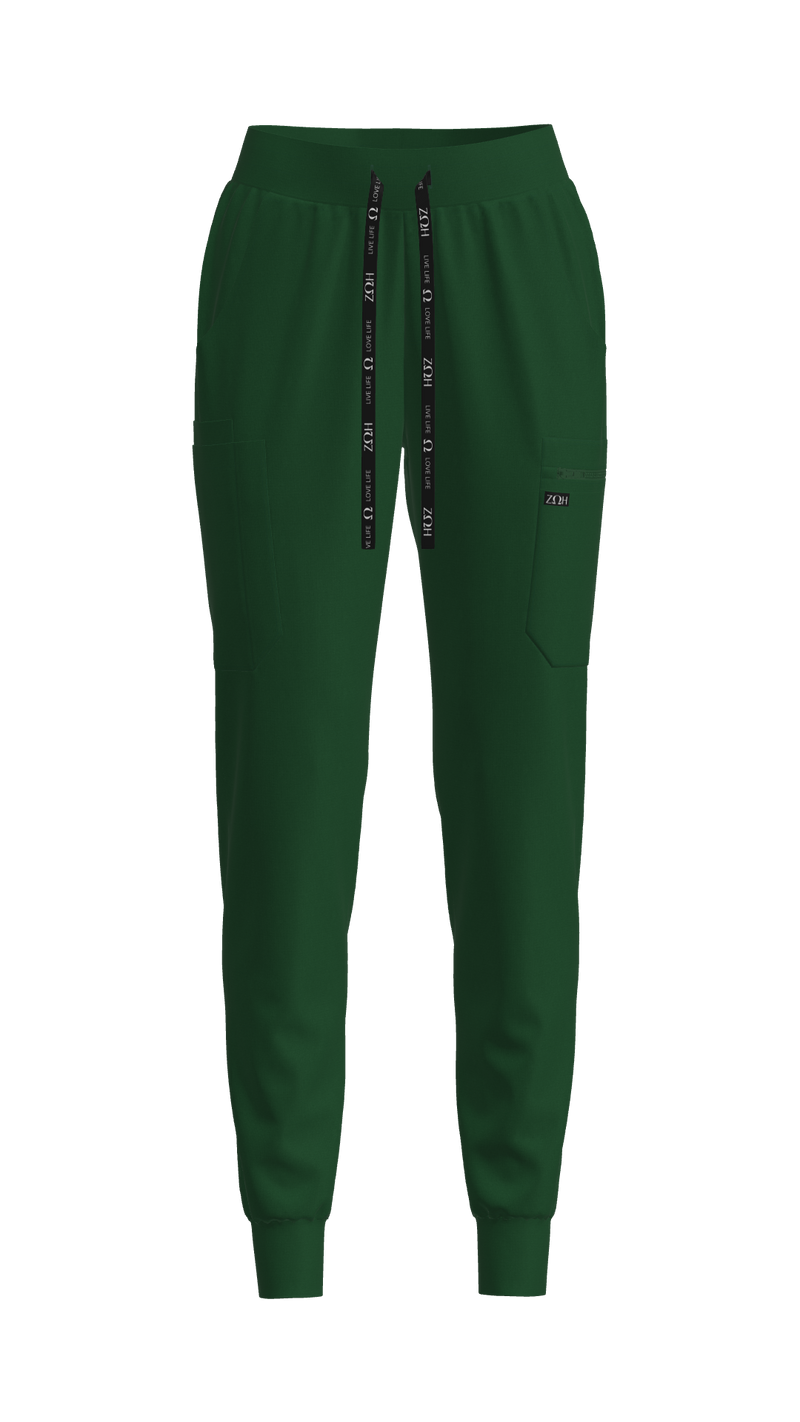 Women's Petite Jogger Pant | STYLE 7435P | Mid-Rise, Multi-Pocket Petite Fit | XXS-XL | Water Resistant