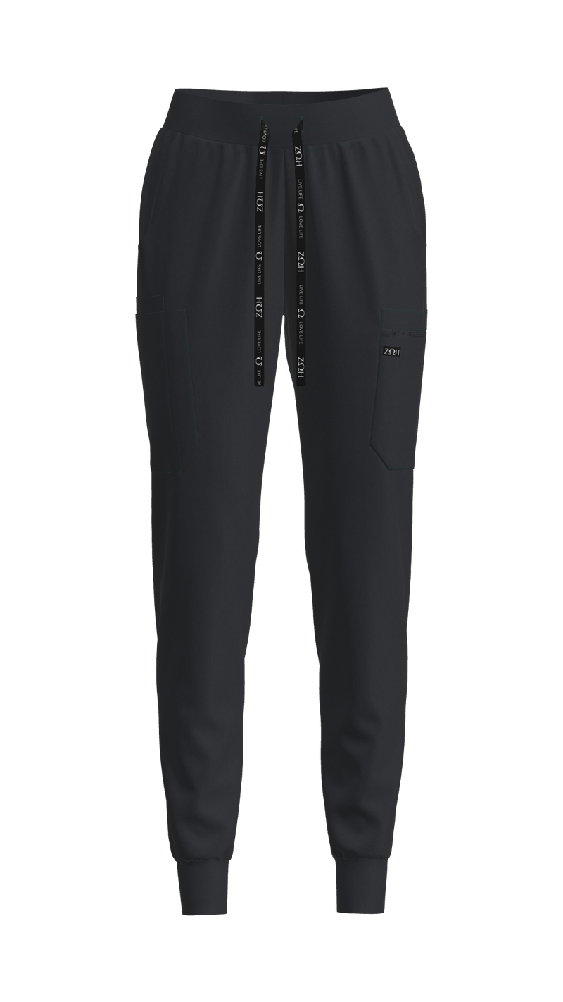 Women's Petite Jogger Pant | STYLE 7435P | Mid-Rise, Multi-Pocket Petite Fit | XXS-XL | Water Resistant