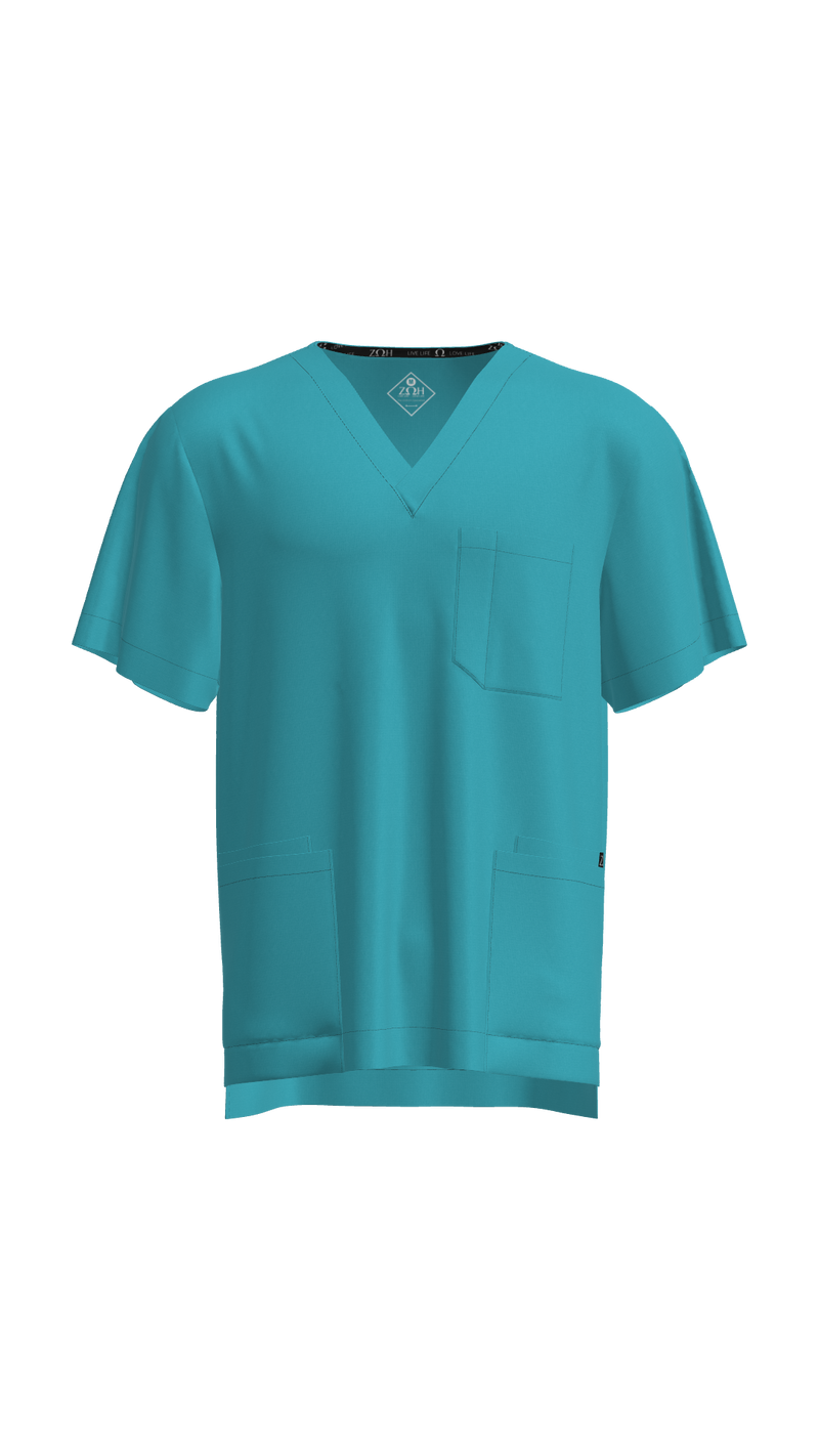 Unisex Multi-Pocket Scrub Top (Plus) | STYLE 7220X | V-Neck, Multi-Pocket Design | 2XL-4XL | Water Resistant | 12 Colors