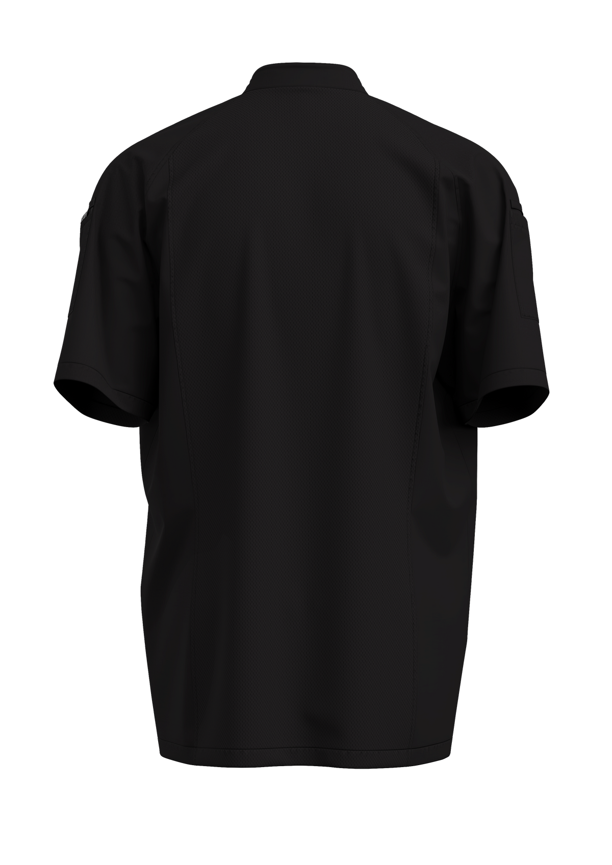 Unisex Short Sleeve Chef Coat | STYLE 9200 | Breathable, Four-Way Stretch, Liquid Resistant | Sizes XS-5XL | Black/White