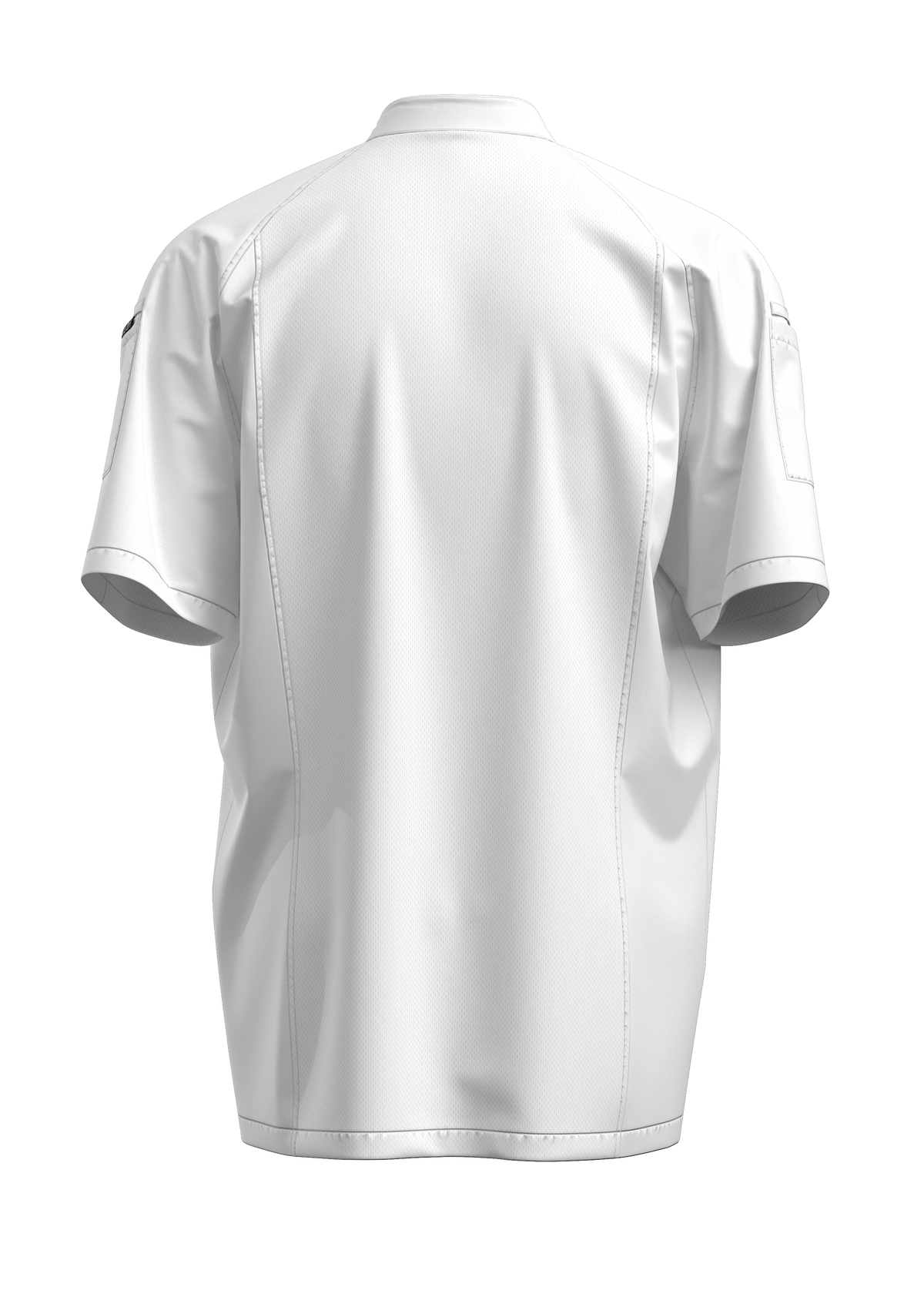 Unisex Short Sleeve Chef Coat | STYLE 9200 | Breathable, Four-Way Stretch, Liquid Resistant | Sizes XS-5XL | Black/White
