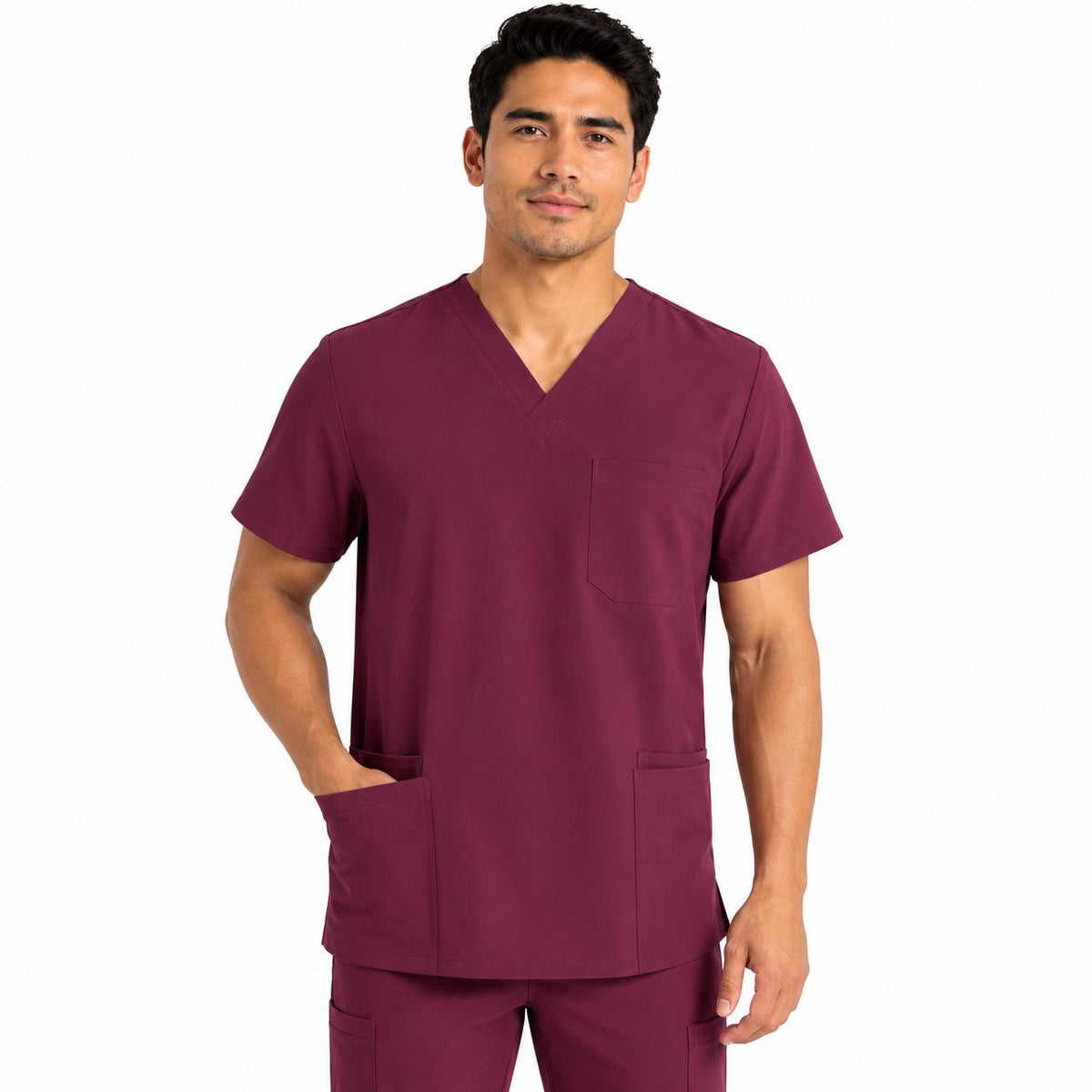 ELEMENT - Unisex Multi-Pocket Scrub Top | STYLE:  SOL | V-Neck, Multi-Pocket Design | 2XL-4XL