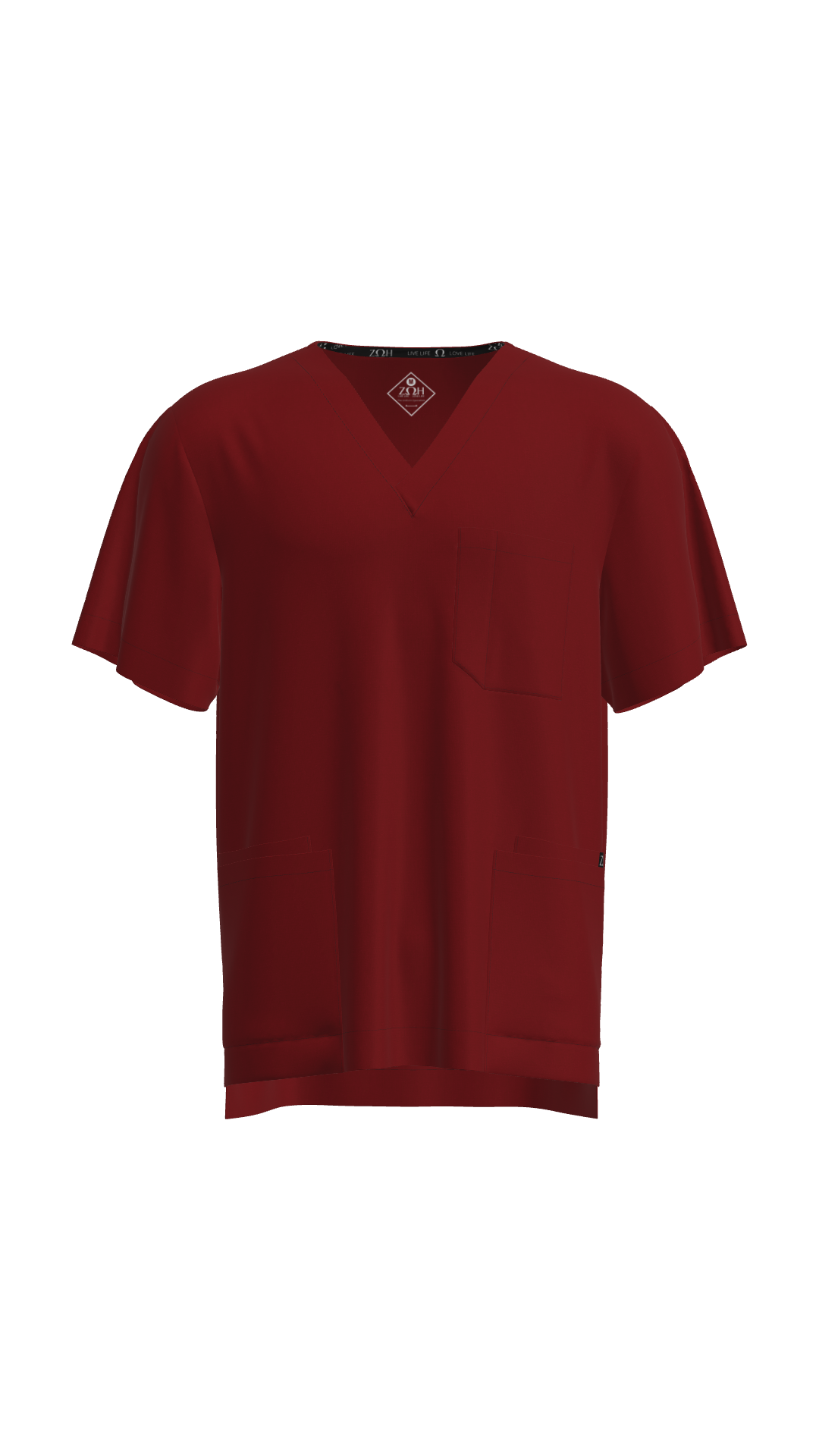 Unisex Multi-Pocket Scrub Top (Plus) | STYLE 7220X | V-Neck, Multi-Pocket Design | 2XL-4XL | Water Resistant | 12 Colors